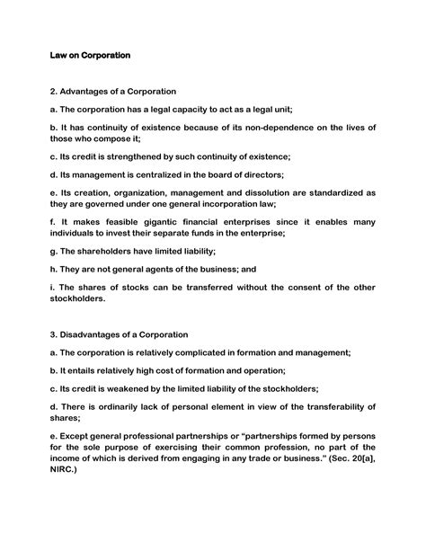 Benefits of Corporation 的图像结果