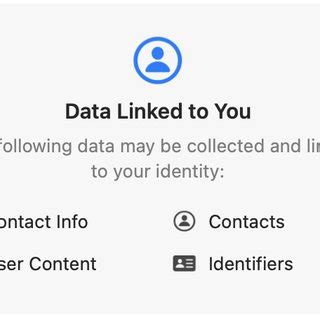 Image result for App Privacy Label Examples