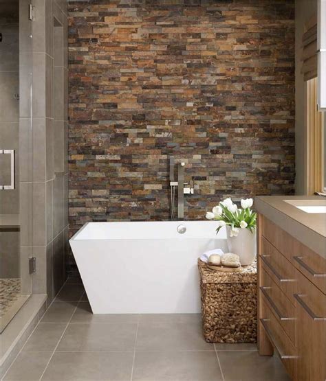 12 Impressive Rock Wall Bathroom Ideas To Inspire You - FREEDSGN ...