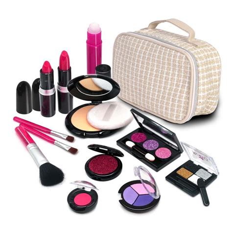 Jacquard Weave Portable Cosmetic Case - Apricot – Mumuso