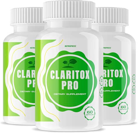 Buy 3 ਪੈਕ) - ਕਲੇਰੀਟੌਕਸ ਪ੍ਰੋ ਕੈਪਸੂਲ - ਨਿ and ਅਤੇ ਐਡਵਾਂਸਡ ਕਲੈਰਿਓਟੌਕਸ ...