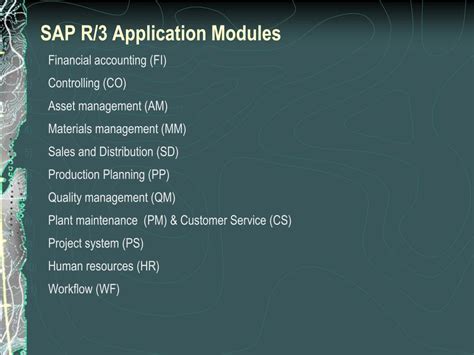 SAP R 3 Module 的图像结果