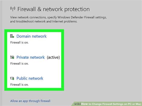 Firewall Settings On My Computer 的图像结果