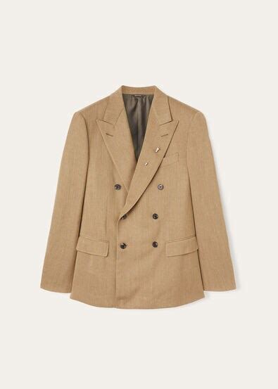 Milano Jacket in Virgin Wool Tundra Soil | Loro Piana