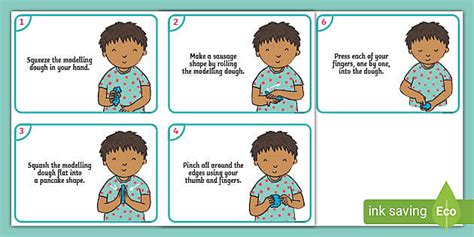 EYFS Modelling Dough Play Activity Cards
