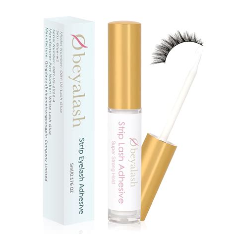 Eyelash Glue for False Lashes Super Strong Hold Lash Glue Long Lasting ...