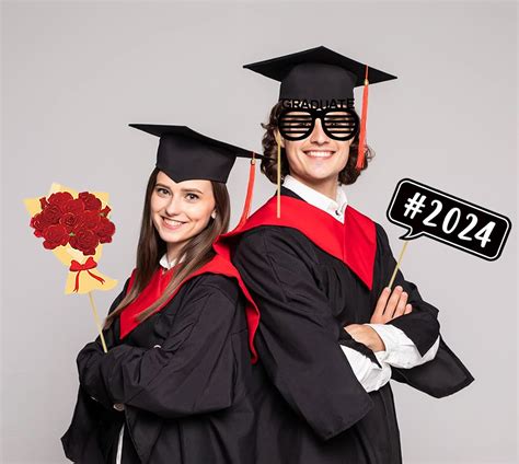 KALOR Graduation Photo Booth Props 2024, 29 Pcs Black Blue India | Ubuy