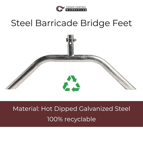 Buy Angry Bull Barricades Metal Interlocking Steel Barricade (6.5 Ft ...