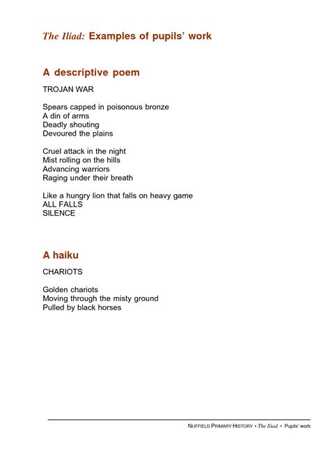 Image result for Descriptive Poem Examples