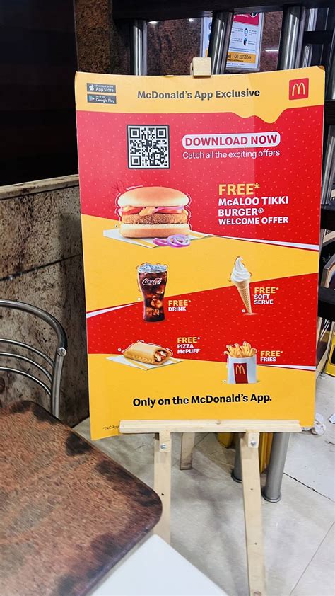 Menu at McDonald's, Greater Noida, EF 63/64