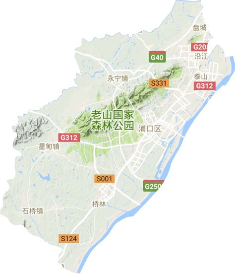 南京市高清地形地图,南京市高清谷歌地形地图