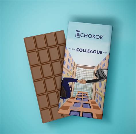 CHOKOR Best Colleague - Coffee Flavoured Almond Chocolate Bar