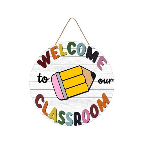 OMWRTE WhatSign Welcome Sign for Classroom Door | Ubuy India