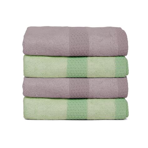 Bamboo Bliss Hand Towels - Set of 4, Ultra Soft, Lightweight, 525 GSM ...