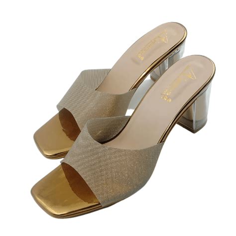 Shoe On Cart Copper Brown Shimmer Heels - ShoeOnCart