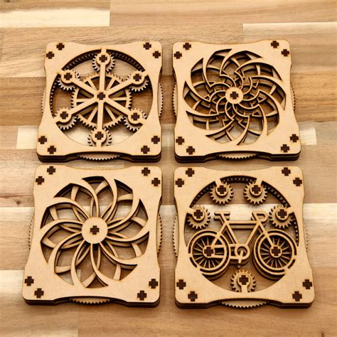 Kinetic Coaster - (Set of 4 Piece) – TangyOak