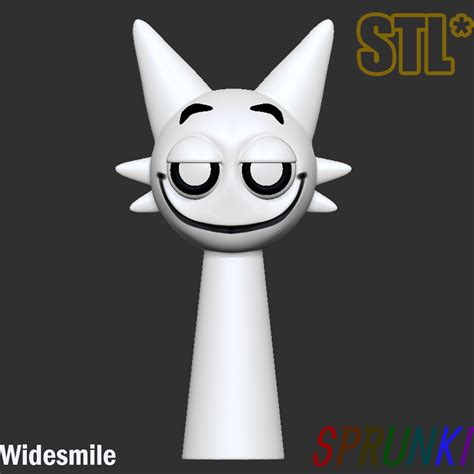 🦸 Sprunki Incredibox Smile Wenda STL 3D Character Fanart・ STL File for ...