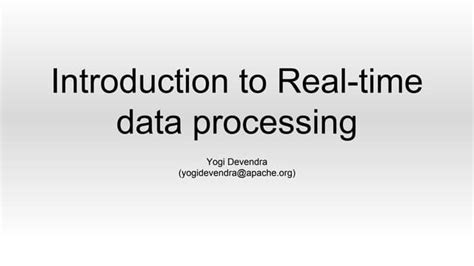 Image result for Key Components of Real-Time Data Processing