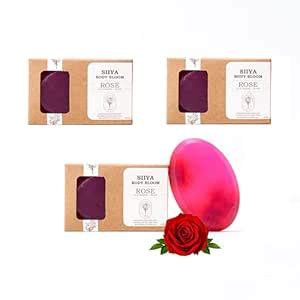 Buy SIIYA BODY BLOOM Rose Bathing Bar, For Skin Moisturisation, Ideal ...