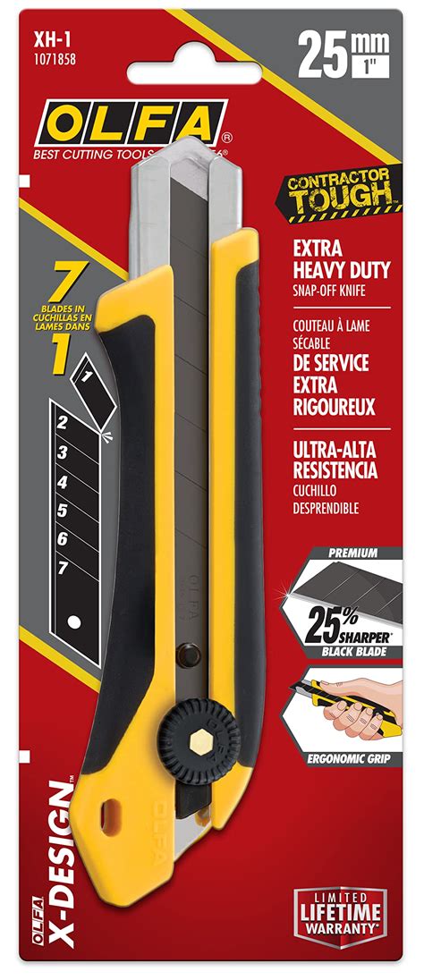 OLFA 25mm Extra Heavy-Duty Utility Knife (XH-1) - Multi-Purpose Custom ...