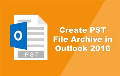 Image result for Create Outlook PST File