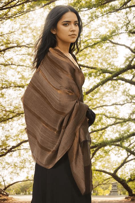 Pashtush Womens Extra Fine Wool Stole, Twilight Collection Reversible ...