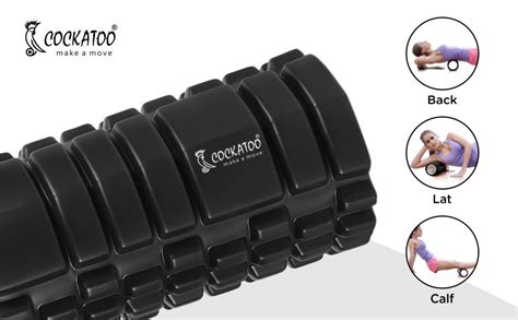 Buy Cockatoo ECO High-Density Round Foam Roller for Exercise, Foam ...