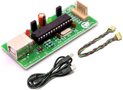 Silicon TechnoLabs ATMEL 8051 AVR USB ISP Programmer Support AT89S51 ...