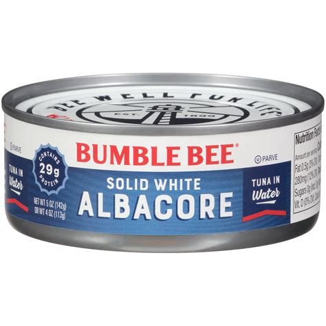 Buy Bumble Bee Solid White Albacore Tuna in Water, 5 oz Can (Pack of 24 ...