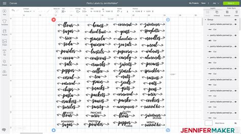 Image result for Jennifer Maker Pantry Labels