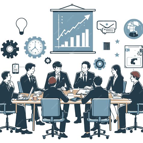 Business Meeting Vector 的图像结果