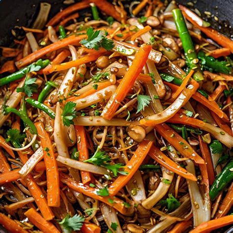 Enoki Mushroom Stir Fry at Zoe Szabados blog