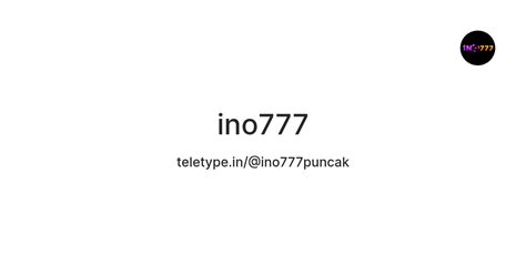 ino777 — Teletype