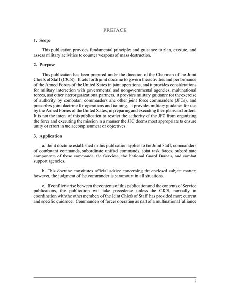 联合出版物 JP 3-40 联合打击大规模杀伤性武器 Joint Publication 3-40 Joint Countering ...