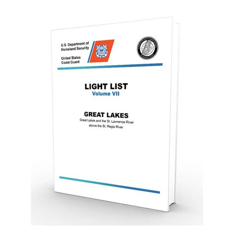 USCG Light List 7 2026 Great Lakes – Pilothouse Charts