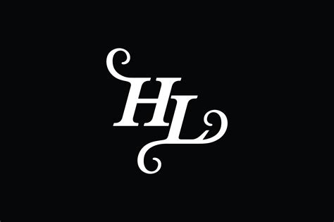 Monogram HL Logo V2 Graphic by Greenlines Studios · Creative Fabrica