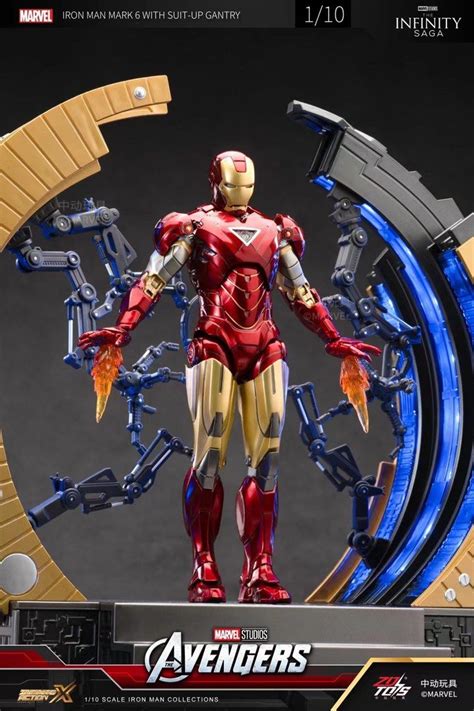 ZD Toys - Iron Man MK VI with Suit-Up Gantry – GeekYard Collectibles