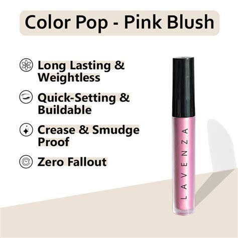 Color Pop (Pink Blush) - Dual Shade (Pink with Gold sheen), Multi-Use ...