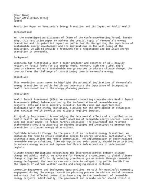 Image result for Format for Writing a Resolution