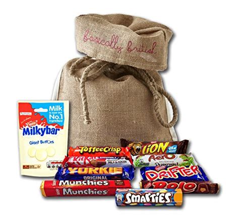 10 British Nestle Chocolate Bars In Basically British Burlap Bag ...