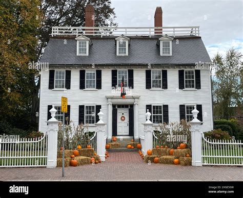 The Ropes mansion, a historic home in Salem, Massachusetts is operated ...