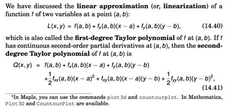 Linear Approximation for Function for Two Variables 的图像结果