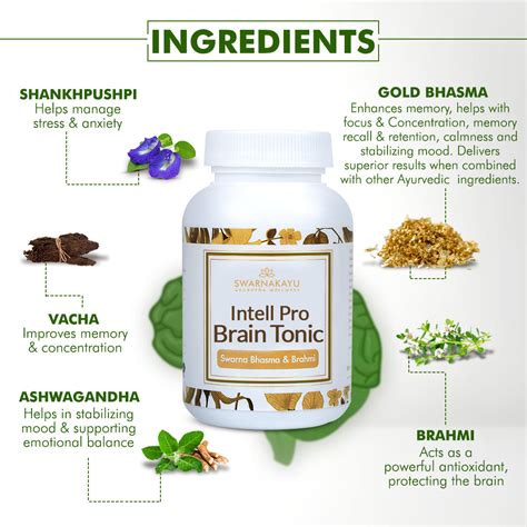 Intellpro Brain Tonic (30 Tablets) – Swarnakayu
