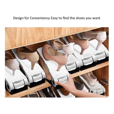 Buy Ajustable Shoe Organizer 4-Levels Multicolour-Royalkart