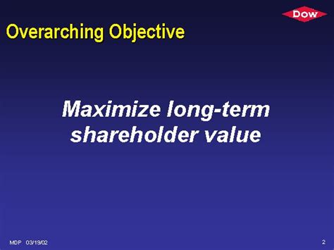 Overarching Objective