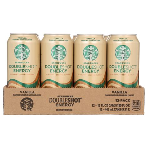 Free Shipping! Starbucks Doubleshot Energy Vanilla Coffee Drink with ...