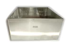 Prime Bakers and Moulders Stainless Steel Square Shape Mould 4 inch ...