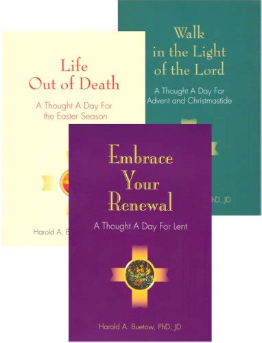 Buetow, 3 Volume Seasonal Set: Embrace Your Renewal, Life Out of Death ...