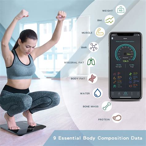 Buy Innotech Smart Body Fat Scale Bluetooth Digital BMI Bathroom Weight ...