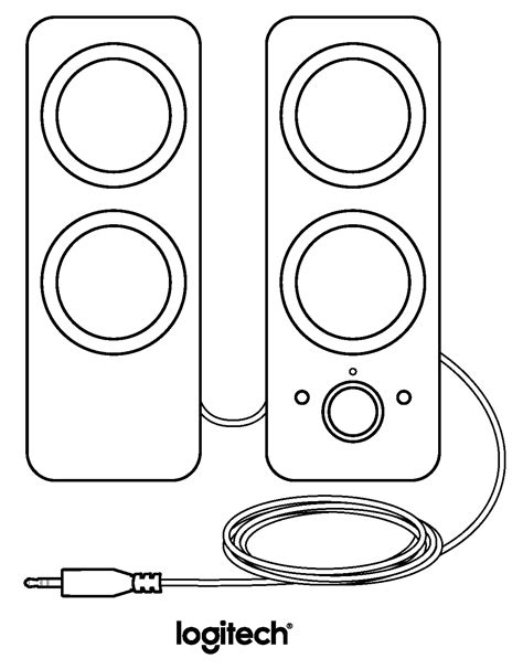 Logitech Speakers Connection to PC 的图像结果